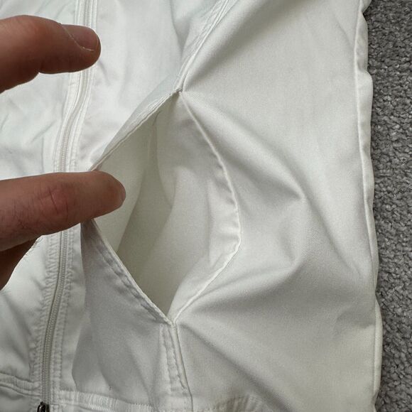 Nike Medium Weight Active Jacket Women XL White Full Zip Pocket Athletic Outdoor - Picture 13 of 16